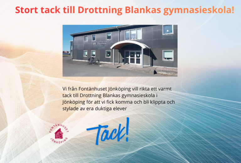 Stort tack till Drottning Blankas gymnasieskola
